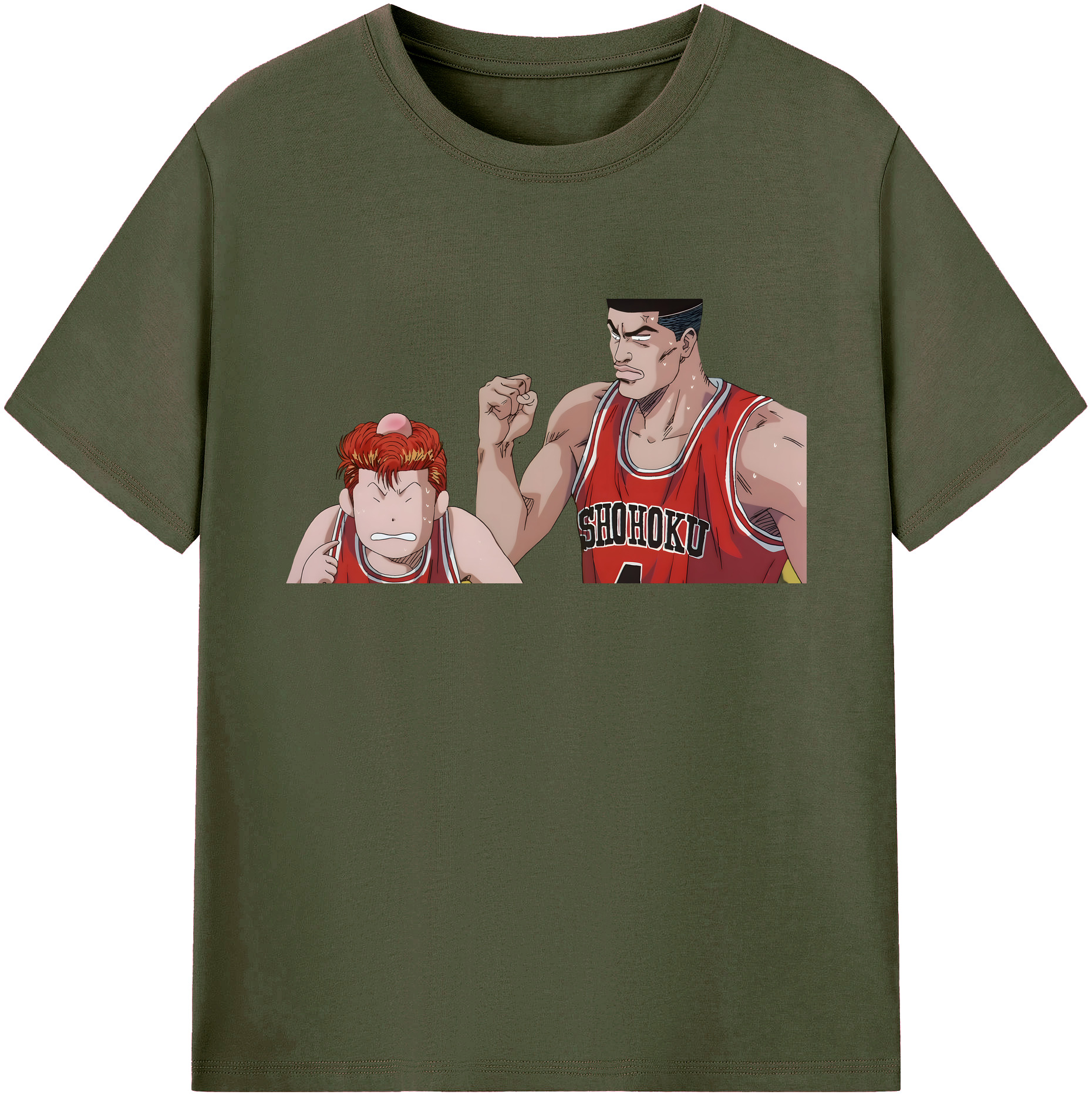 （画像用） SLAM DUNK／スラムダンク 綿100％ メンズ半袖Tシャツ｜肌触りやわらか＆通気性